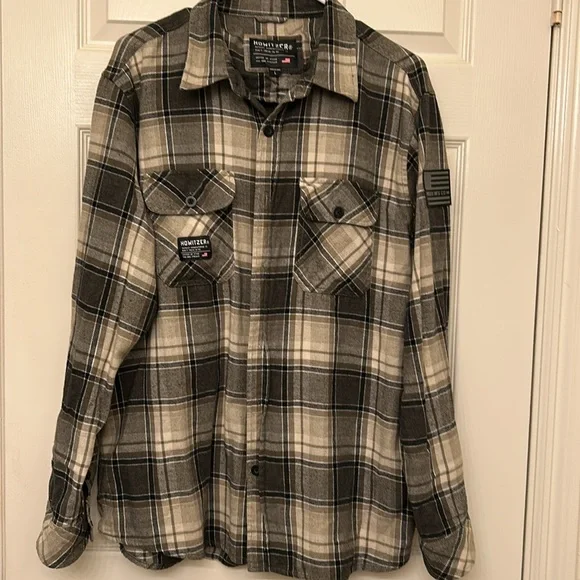 Howitzer patriotic flannel